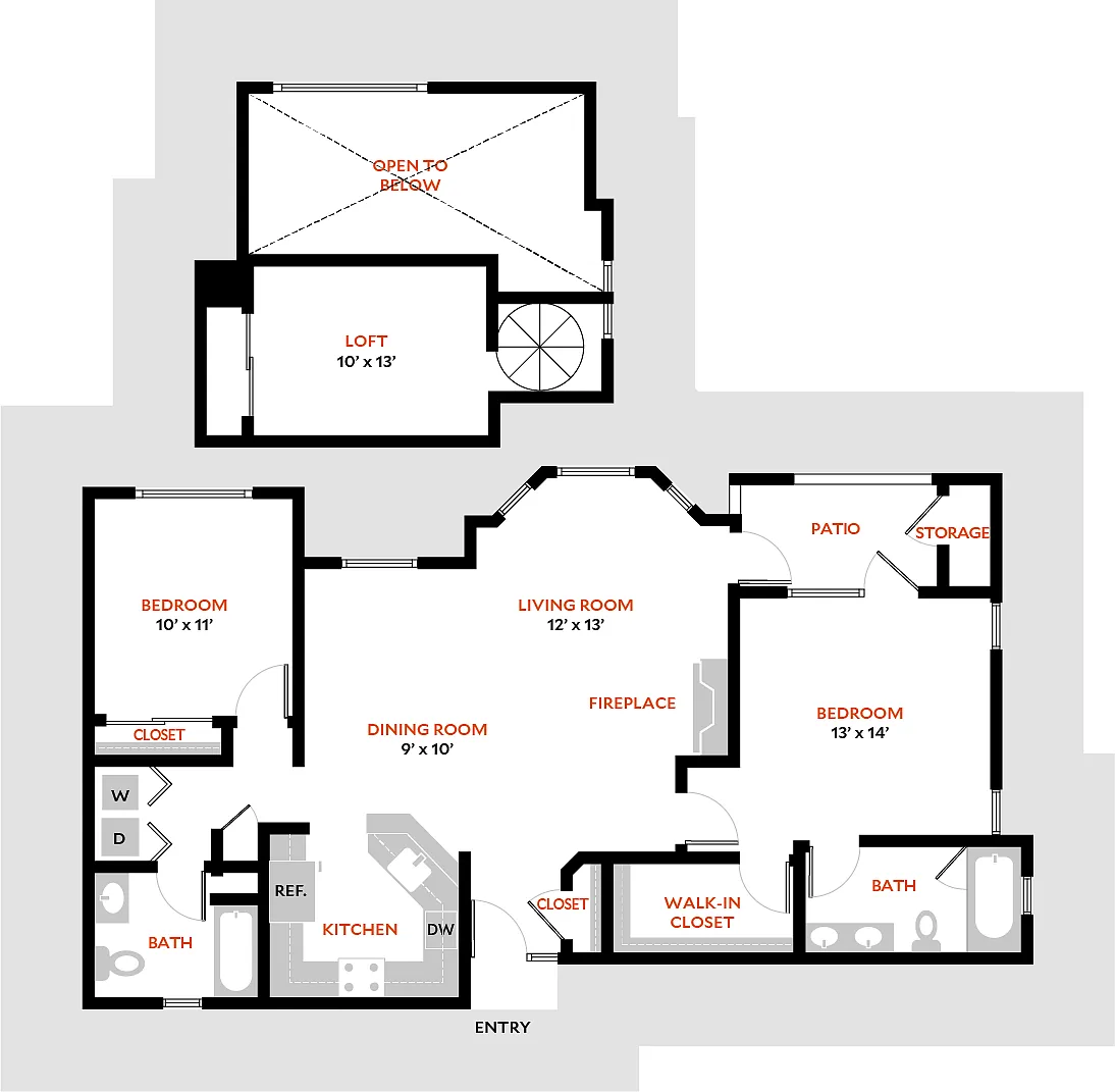 Floor plan Plan 2C