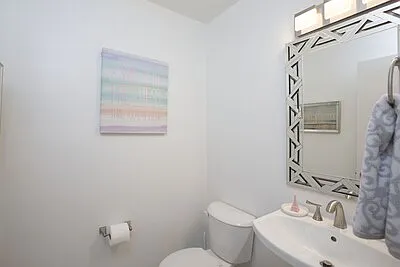 Downstairs half bath