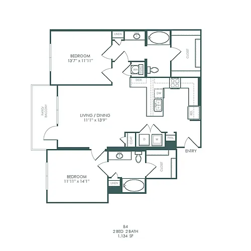 Floor plan B4- Attainable