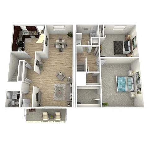 Floor plan Pembroke Townhome