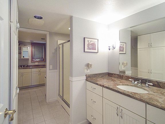 Downstairs full bath and laundry room
