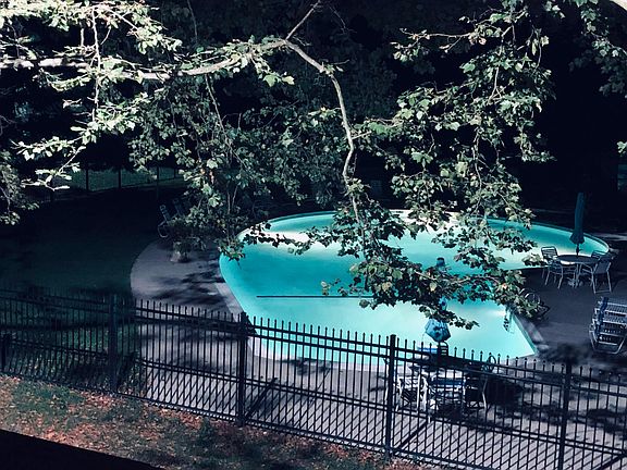 Pool night view from the balcony