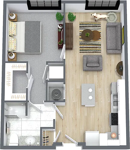 Floor plan The Partizan