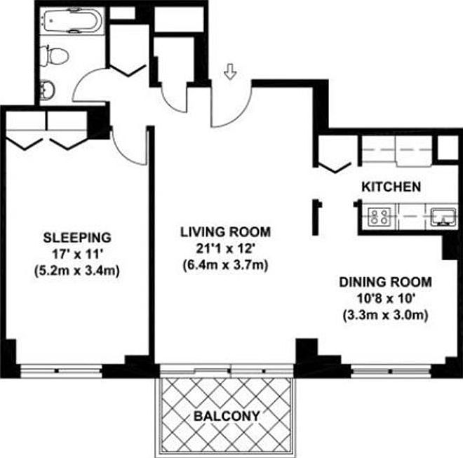 2nd image of 300 E 54th St APT 27J