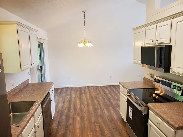 All New Kitchen Appliances to Dining Room