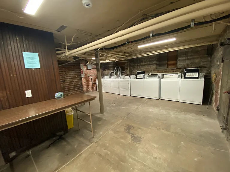 Laundry room in basement.
