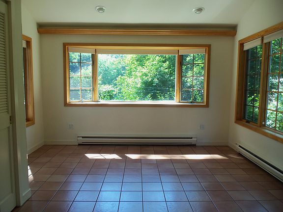 Sun room with large windows