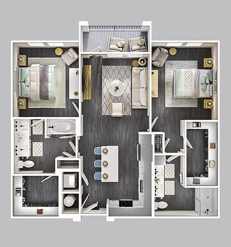 Floor plan FEDERATION SQUARE