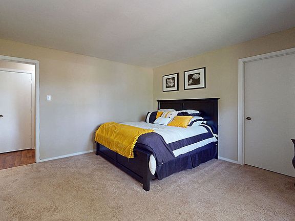 Cozy Bedroom with Carpeting