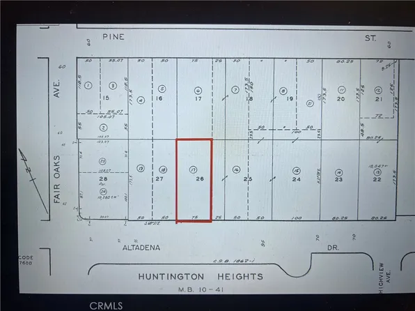 41 E Altadena Dr Lot 26, Altadena, CA 91001