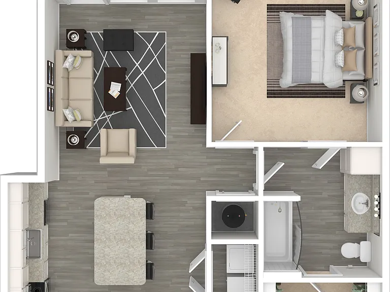 Coquina | 1 Bedroom | 1 Bathroom | 837 SF Coquina | 1 Bedroom | 1 Bathroom | 837 SF