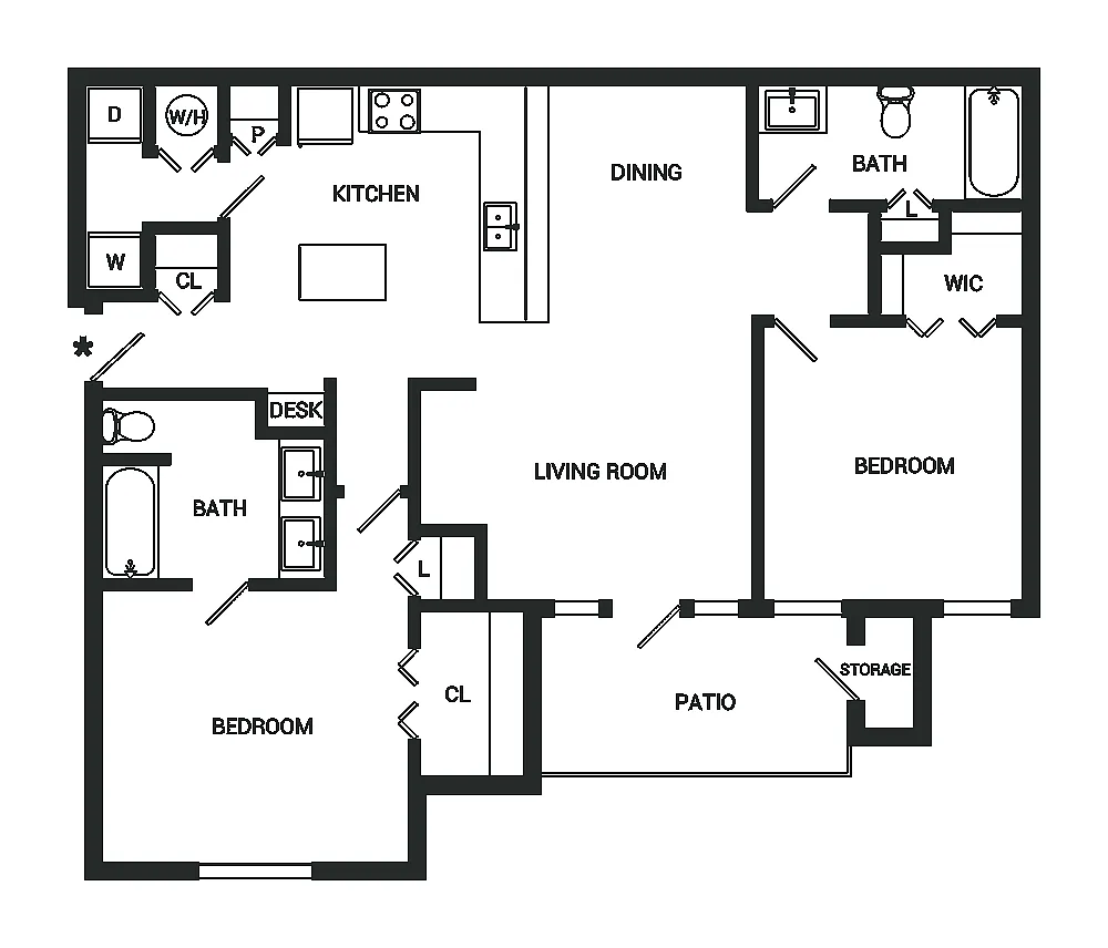 Floor plan The Benjamin