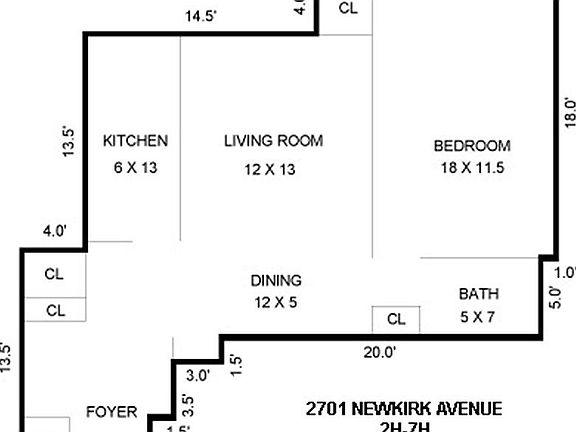 5th image of 2711 Newkirk Ave Unit 3H