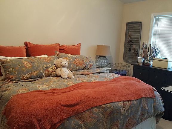 Master bedroom fits a queen or king size bed. 2 closets and