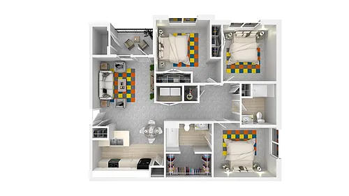 Floor plan 3 X 2