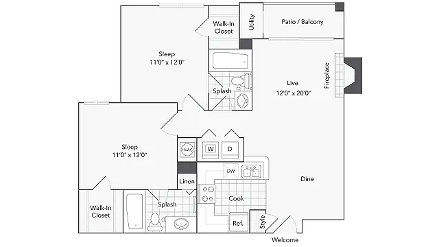 Floor plan Columbia