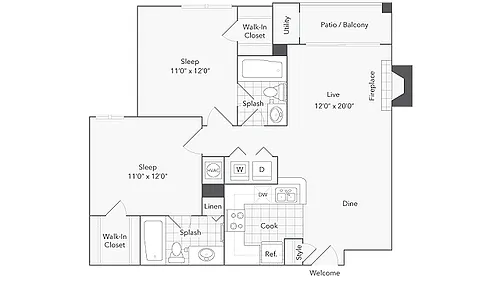 Floor plan Columbia