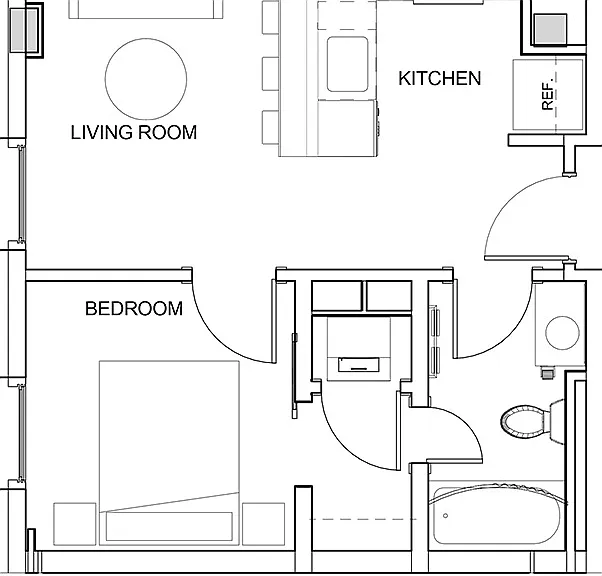 Syracuse | 1 Bedroom