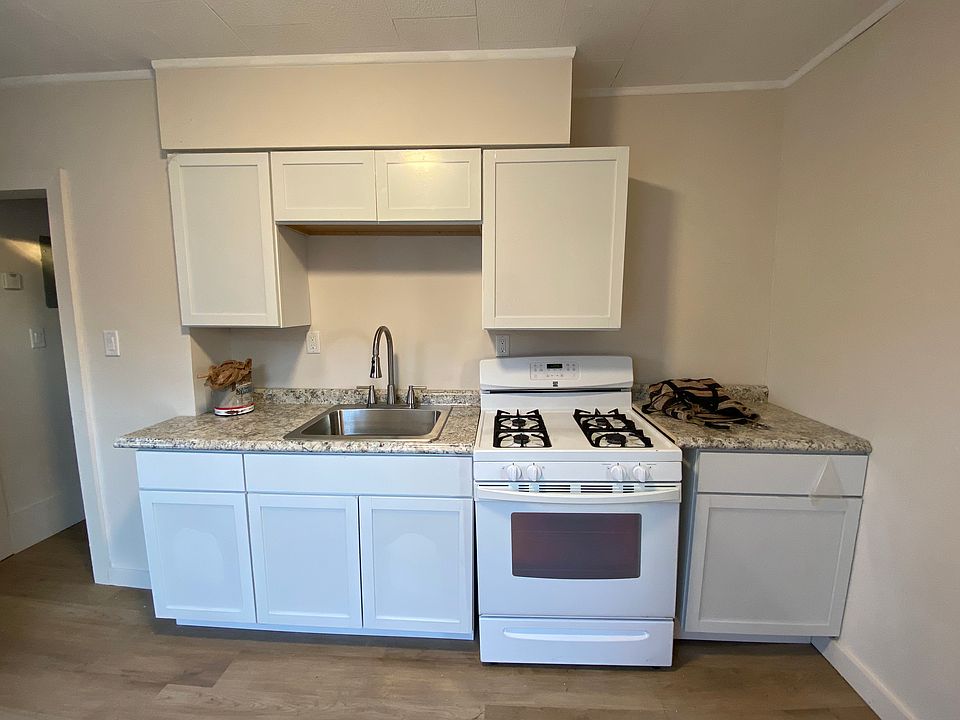 Kitchen with gas stove