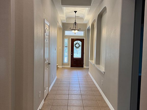 Front entry and hall