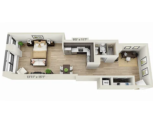 Floor plan Studio E1YJ