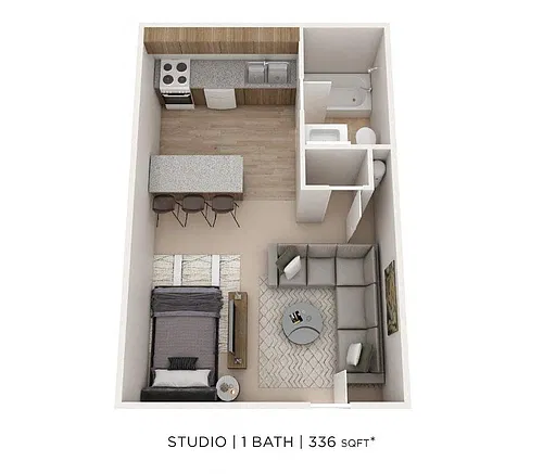 Floor plan Studio