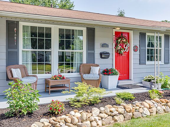 Welcoming front porch