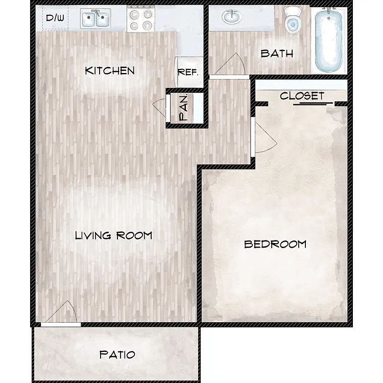 Floor plan Plan A