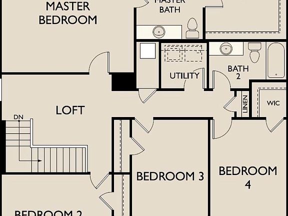 Solstice Floorplan Floor 2