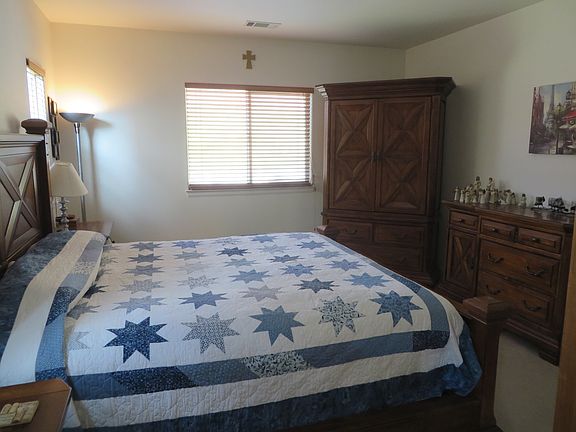 View from the master bathroom into the Master bedroom