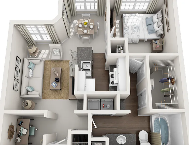 A3 floor plan Plaza at Westchase