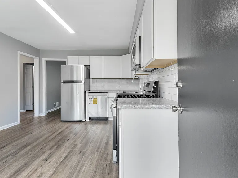 Back door entry into kitchen