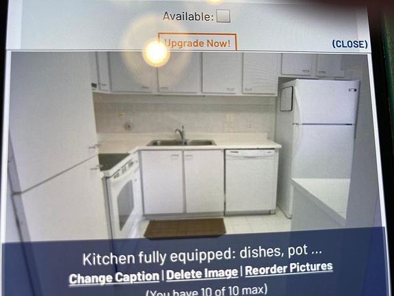 Kitchen is fully equipped (dishes, small appliances, etc). Large front loading W/D and bay window.