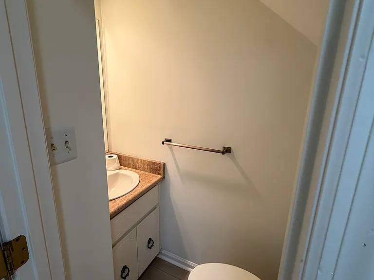 Downstairs half bath