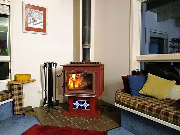 Modern wood stove