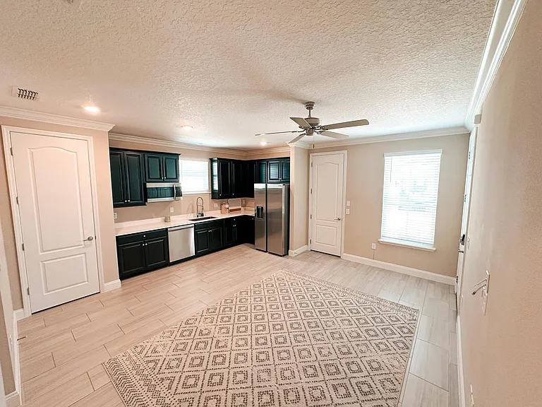 In-law Suit - Living room and Kitchen