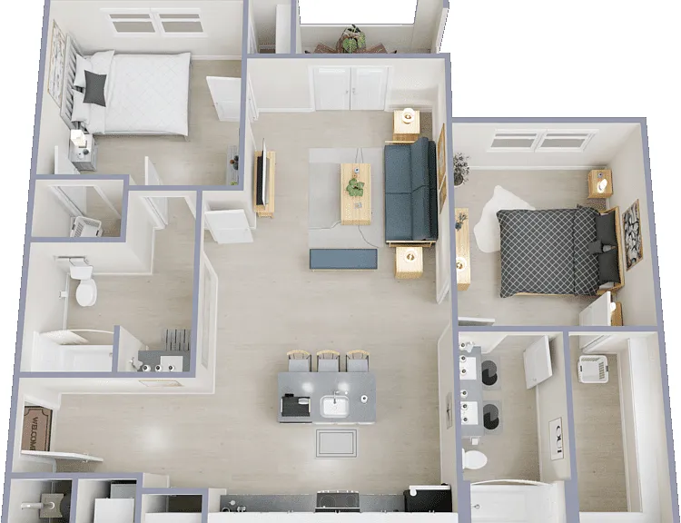 Bordeaux WC Floorplan Diagram