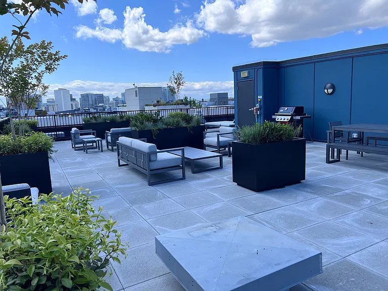 Newly renovated rooftop (north side)