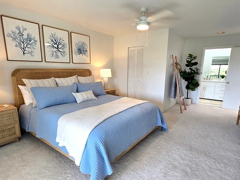 This beautiful home has recently been furnished by a local designer. It is equipped with everything you need to live and work. Come enjoy ease of well-being at Lanikai beach.