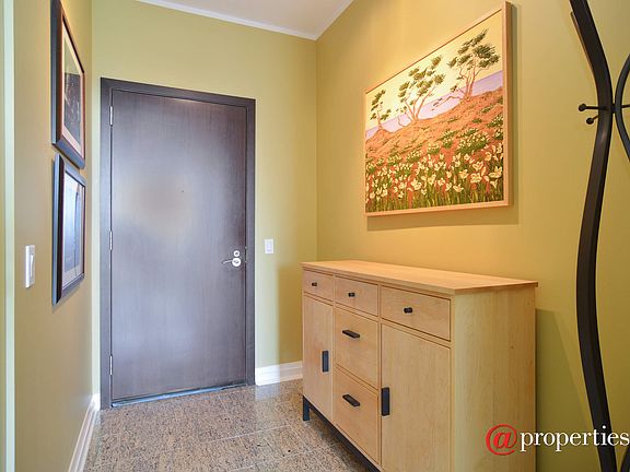 ENTRY FOYER/ MAHOGANY WOOD DOOR / GRANITE FLOORS