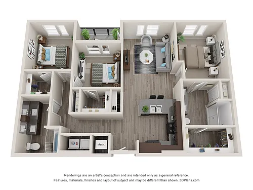 Floor plan The Lynwood - Elevated