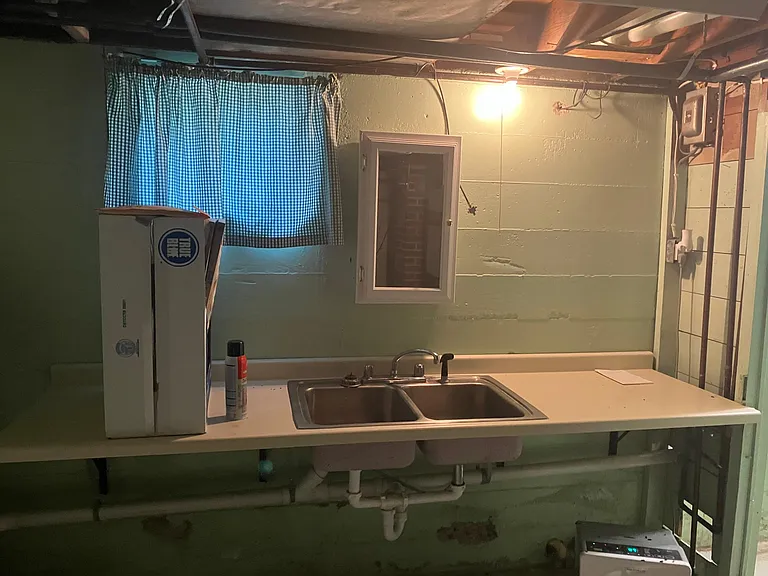 Utility room in basement