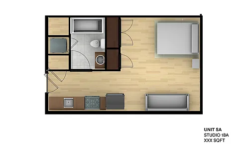 Floor plan Studio