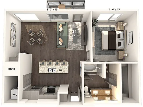 Floor plan A6-830-G