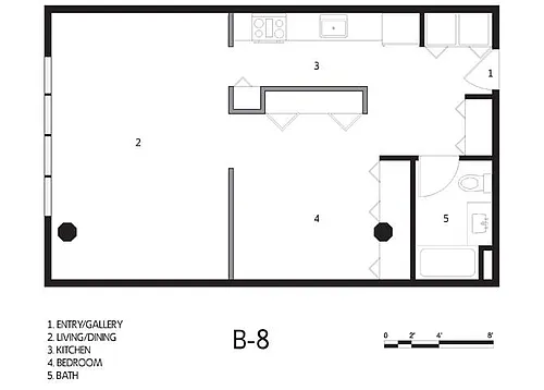 Floor plan B8