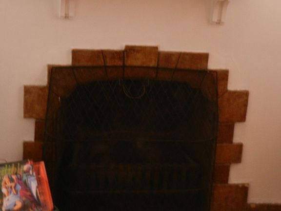 fireplace detail