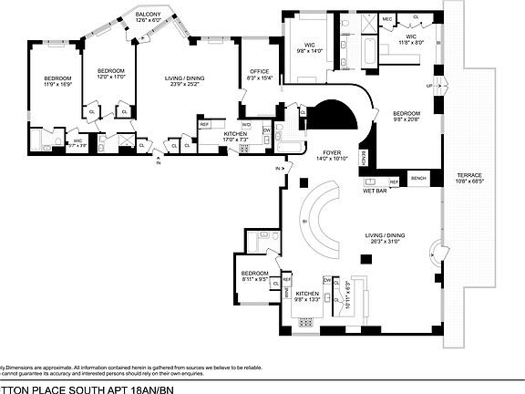 2nd image of 60 Sutton Pl S #18BN