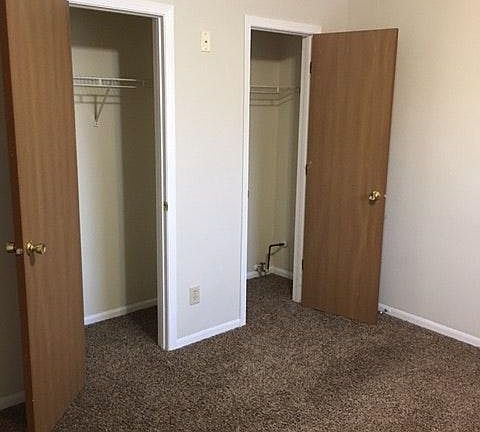 Large closet in master bedroom