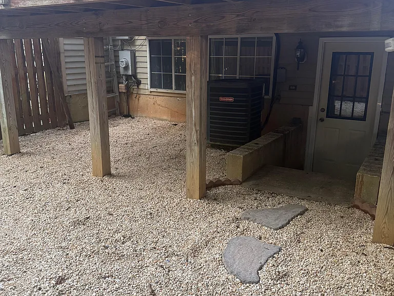 Rear Basement Entrance