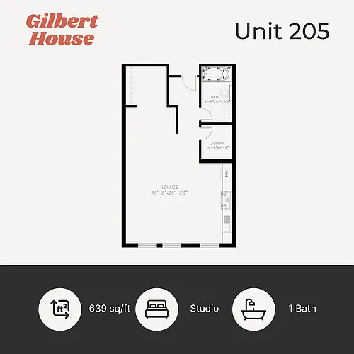 Floor plan Studio A